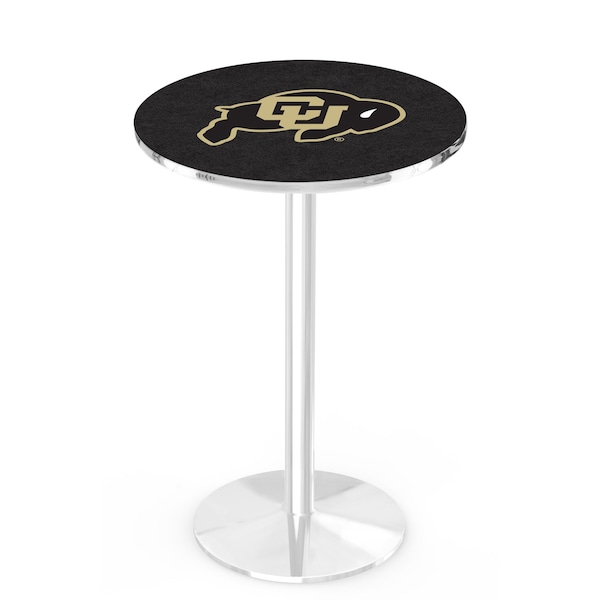 42" Chrome Colorado Pub Table
